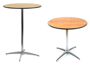 High top & Cafe Table Event Services Table